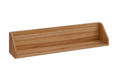 BPA - 120 police na zeď, 240x1200x240, ořech světlý